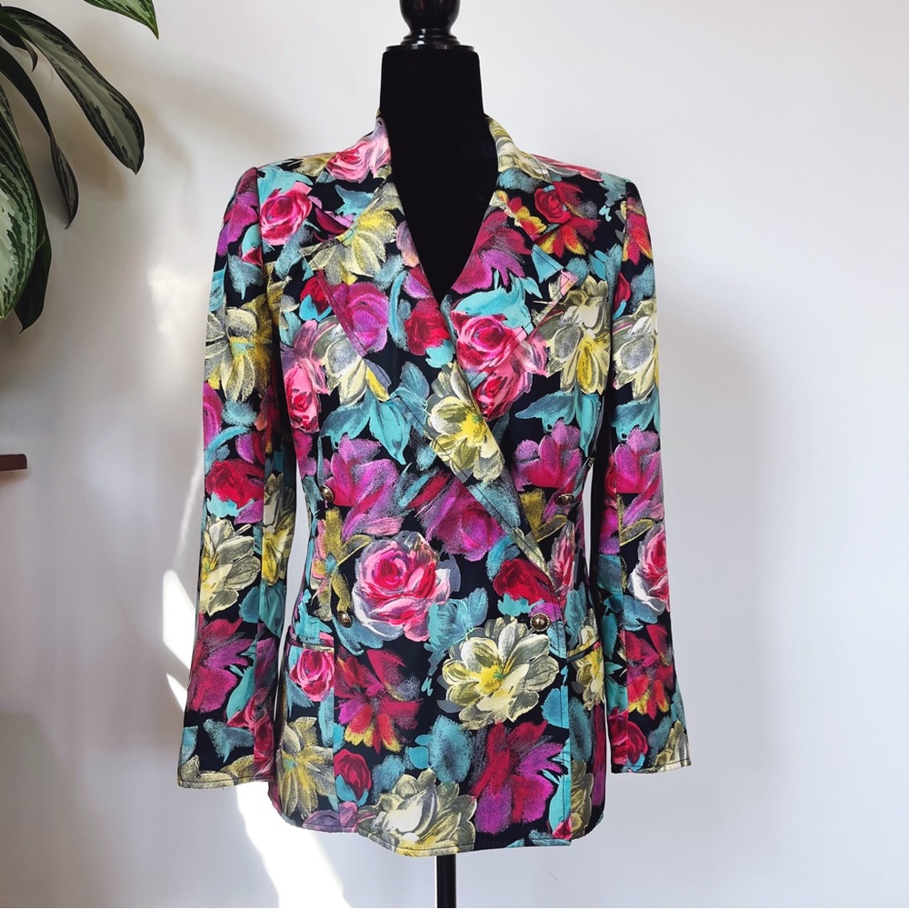 Vintage 1980s Ungaro Women’s Blazer - Emanuel Ungaro - Size 6